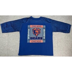 Artex Vtg‎ Chicago Bears Mesh 3/4 Sleeve Made In USA Football Jersey Size XL